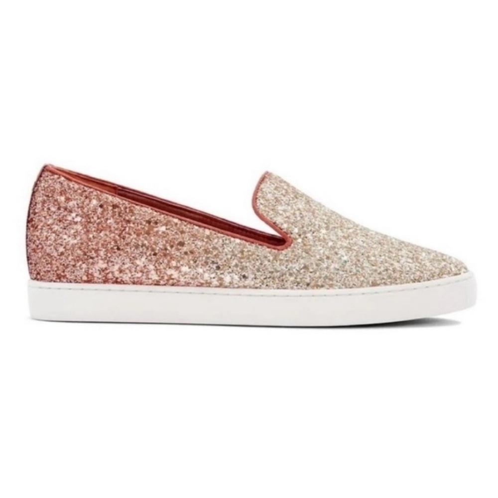 Birdies Swift Slip On Preppy Ballet Coquette Sneaker Pixie Dust Ombre Glitter 10